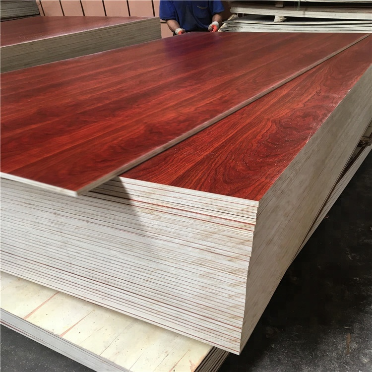 Red Wood Grain Melamine Board